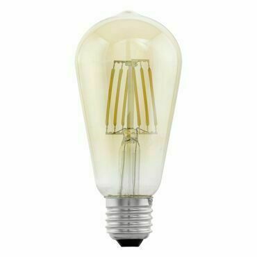 LM-E27-LED ST64 4W AMBER 2200K 1STK