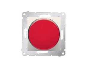 SIMON 54 DSS2.01/41 Signalizační a orientační osvětlení s LED, světlo červené., (strojek s krytem) 2