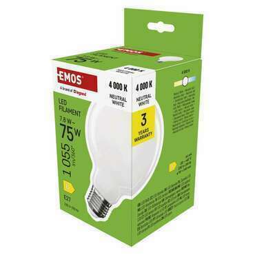 EMOS ZF2D53 LED FLM G95 GLOBE 7,8W(75W) 1055lm E27 NW