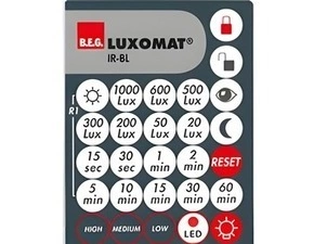 Ovladač dálkový BEG LUXOMAT IR-BL