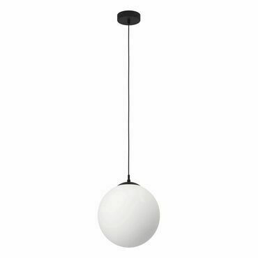 Svítidlo závěsné EGLO HL 1 E27 SCHWARZ OPAL RONDO 3