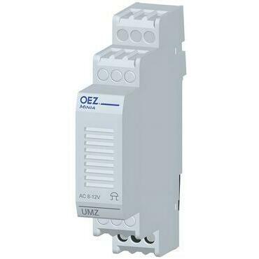 Zvonek  OEZ:35691 UMZ-A012, na din lištu, Ue AC 8 - 12 V, modulové