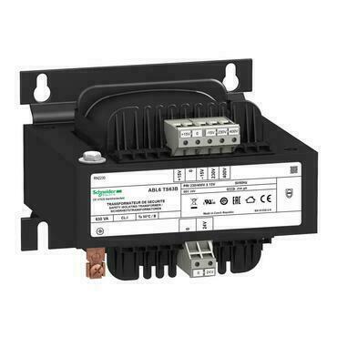 SCHN ABL6TS63B Iz.tran.prim.230a400V sek.24V 630VA RP 11,32kč/ks