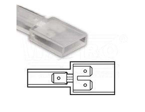 wpr9082 ROPL-PVC-12-6308 plochý rozvaděč celoizolovaný, PVC, tvar T, počet kolíků: 1+2, 6,3 x 0,8 mm