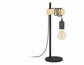 EGLO TL/1 SCHWARZ/HOLZ 'TOWNSHEND'