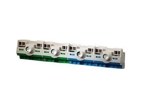 HEN KV FC 09 Svorkovnice PE+N, každá 2x 25mm2+ 8x 4mm2, provedení FIXCONNECT, pro skříně KV s 9 modu