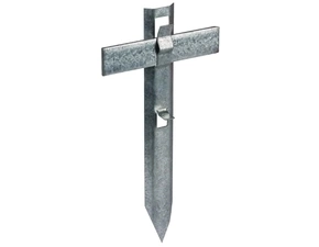 DEHN 290002  Distanční podpěra pásku, FeZn, přímé provedení provedení L 280mm, pro prům. 8-10mm DEHN DEHN