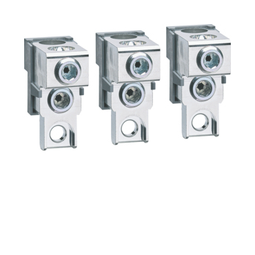 HAG HYT007H Blokové svorky P250, vystupující, Cu/Al 2x 35 - 120 mm2, 3-pól.