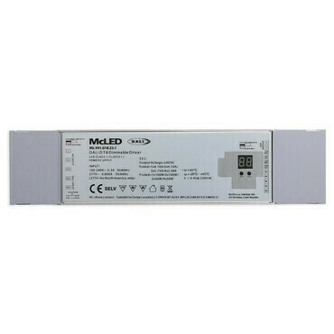 MC LED Napájecí zdroj 200W, DC 24V, IP20, řízení DALI2 a tlačítko, 4 CH, DT8