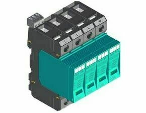 SEZ PO II 4 R 130V/40kA Přepěťová ochrana PO II 4 R 130 V/40 kA, modulární, vyměnitelná, C+D