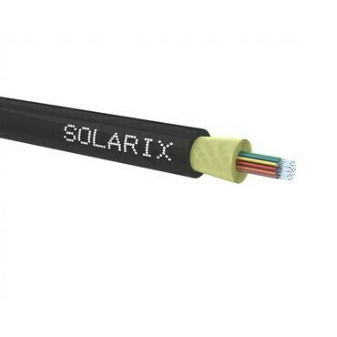 Kabel optický SOLARIX SXKO-DROP-24-OS-LSOH, 24vl, Singlemode, 9/125, OS, 4mm, LSOH, Eca, 1m