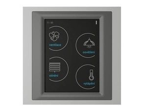 ELKO RFTW-AAL-BMG-CDG RF Touch-W_hliník/šedá/tm.šedá Ovládací dotyková jednotka - montáž na zeď RP 0