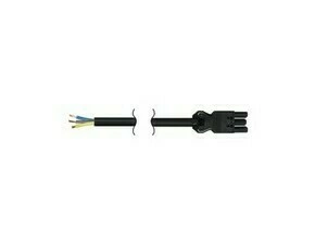 Kabel napájecí SIMON CR4020/14, 3x2,5mm2 s GST18i, bezhalog., RZ 0,6–1; 2metry, šedá grafit