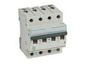 Jistič čtyřpolový LEGRAND 403776 TX3 4P D40 6000A