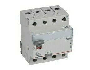 Chránič čtyřpolový LEGRAND 411794 TX3 CHRÁN. 4P 25A 500MA A