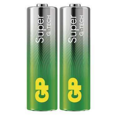 Baterie alkalická GP SUPER B01202 AA (LR6) 2SH