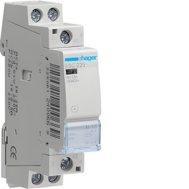 Stykač instalační HAGER ESC225 Stykač 25A, 2S, 230V AC