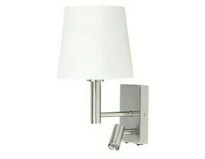 Nástěnné svítidlo Harvey saténová chromová E27 1×40W RABALUX 6539