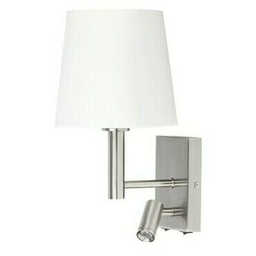 Nástěnné svítidlo Harvey saténová chromová E27 1×40W RABALUX 6539