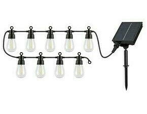 Solární svítidlo Zirc černá LED 3,6W RABALUX 77165