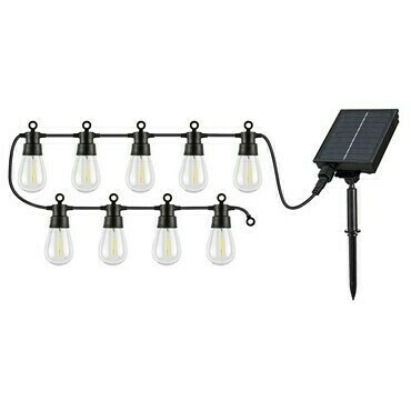 Solární svítidlo Zirc černá LED 3,6W RABALUX 77165
