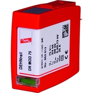 DEHN 953013  Svodič přepětí - ochranný modul pro rail M 2-pólový, 75V DEHN DEHN