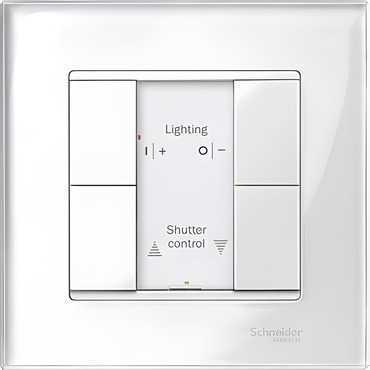 SCHN MTN617219 KNX tlač. panel 2-násobný plus, Polar, System M