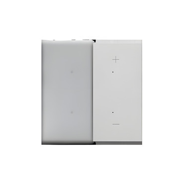 Kryt SIMON 55 TKE25/143, pro elektronické spínače a ovladače, 1/2násobný, pravostranný, hliníková ma