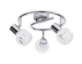 Svítidlo RABALUX 6093 LAUREN chromová E14 3x MAX 40W