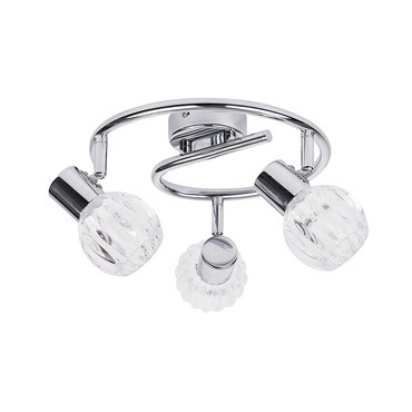 Svítidlo RABALUX 6093 LAUREN chromová E14 3x MAX 40W