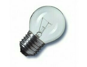 DAM Žárovka nárazuvzdorná, čirá E27, 25W, P45, 230V