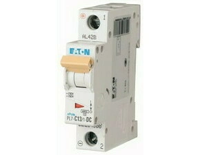 Jistič jednopólový EATON 264888 PL7-C13/1-DC PL7-DC, char. C, 1-pólový, Icn=10kA, In=13A