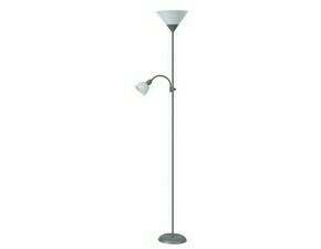 Stojací lampa Action stříbrná E27 1×100W RABALUX 4028