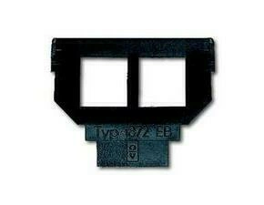 Maska nosná ABB 2CKA001764A0281, černá, 2x 6 či 8pólová zásuvka Avaya (MPS100E, MGS200)