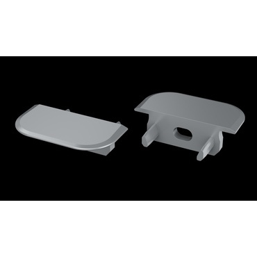 Koncovka profilu GREENLUX EC-PROFIL Z GRAY HO (12-0104-00)