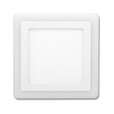 LED svítidlo vestavné ECOPLANET 19, 5x19, 5cm, 12W+4W, 4000K+2700K, IP20, 800lm