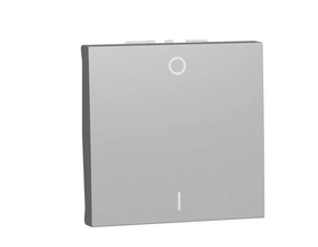 SCHN NU326230 Unica - Spínač dvojpólový řazení 2, 16A, 2M, Aluminium