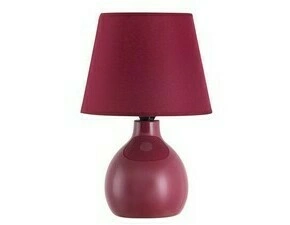 Noční lampička Ingrid bordó E14 1×40W RABALUX 4478