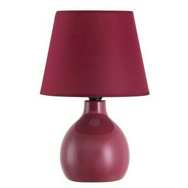 Noční lampička Ingrid bordó E14 1×40W RABALUX 4478