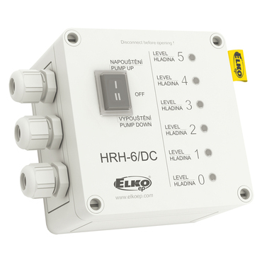 ELKO 3740 HRH-6/DC Hladinový spínač pro monitorování 5 hladin ve zvýšeném krytí RP 0,288kč/ks
