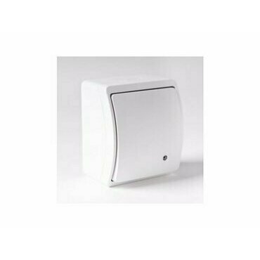 DAM K1So bílá - Spínač jednopólový s doutnavkou, řazení 1