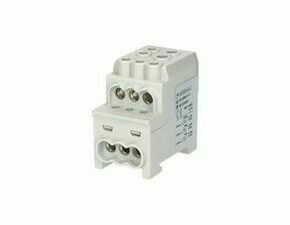 EL 1003207 Blok pro rozdělení fází UVB 200 L G, 1pól., 200A, AL/CU, 1000V, šedý, na DIN (bal.3)