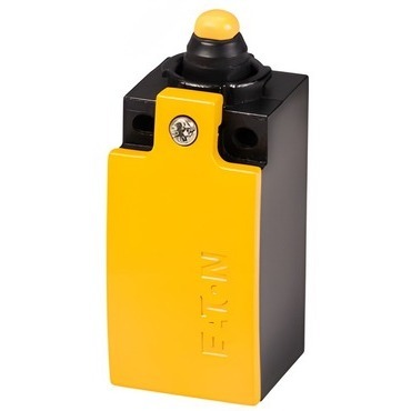 EATON 266140 LSM-11S Polohový spínač, kov, bezšroubové svorky, zdvihátko, 1zap. 1vyp. kontakt, žlutá
