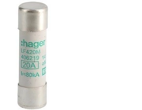 HAG LF420M Pojistka válcová, velikost 14x51, 20A aM, 690V AC