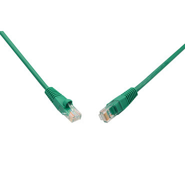 Kabel patch SOLARIX C5E-114GR-2MB, CAT5E, UTP, PVC, snag-proof, 2m, zelený