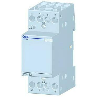 Instalační stykač OEZ:43277 RSI-32-31-A230, Ith 32 A, Uc AC 230 V, 3x zapínací kontakt (3NO), 1x