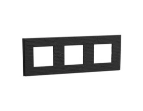 Krycí rámeček SCHN Unica Deco Materials, trojnásobný, Slate