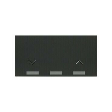 Kryt žaluziového spínače, černá matná