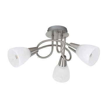 Svítidlo stropní RABALUX 5532 JENNA saténová chromová E14 3x MAX 40W