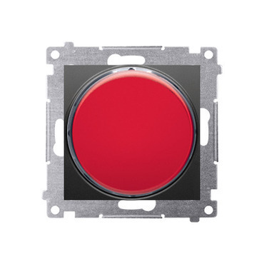 SIMON DSS2.01/49 Signalizační a orientační osvětlení s LED, světlo červené., (strojek s krytem) 230V